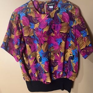 Notations Tropical Vintage Blouse